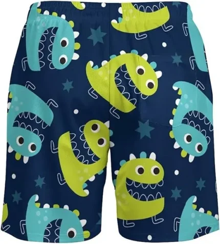 Childish Dino Splash Swim Shorts