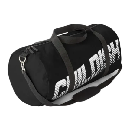 Childish White Logo Duffle Bag
