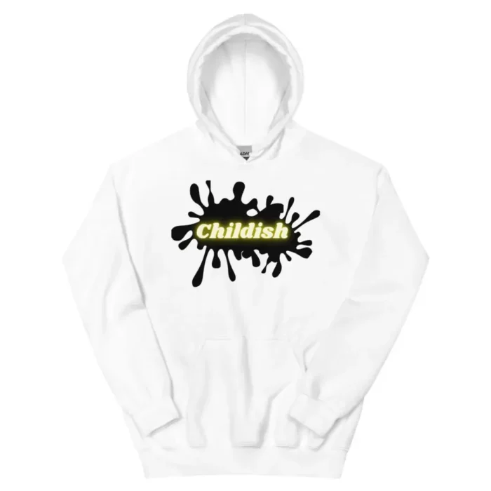 Childish Theme Park Classic White Hoodie